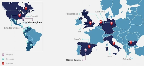 mapa clientes